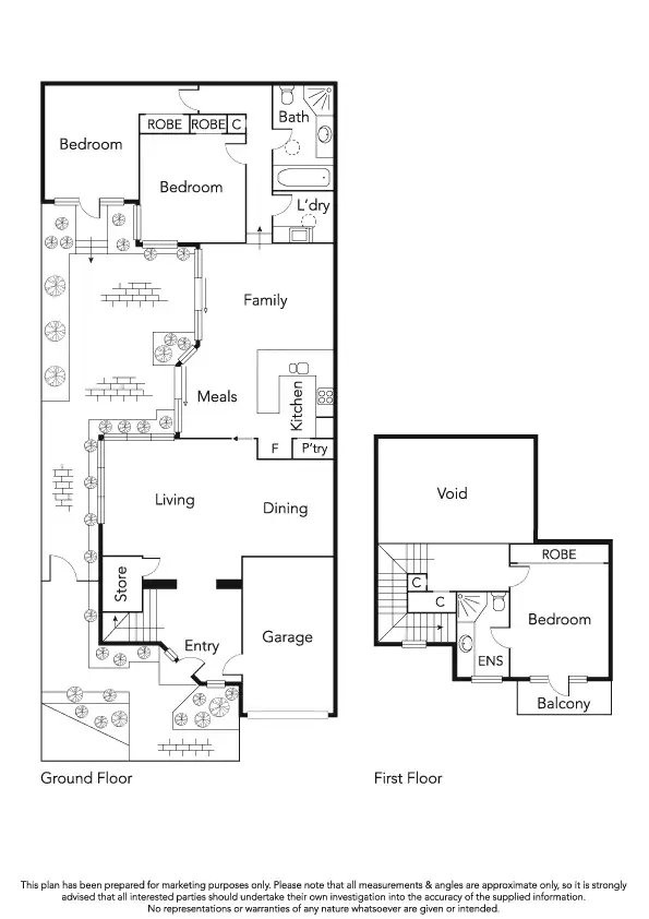 Floorplan of Homely house listing, 17 Park Square, Port Melbourne VIC 3207