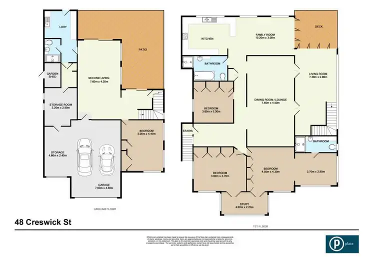 Floorplan of Homely house listing, 48 Creswick Street, Clayfield QLD 4011