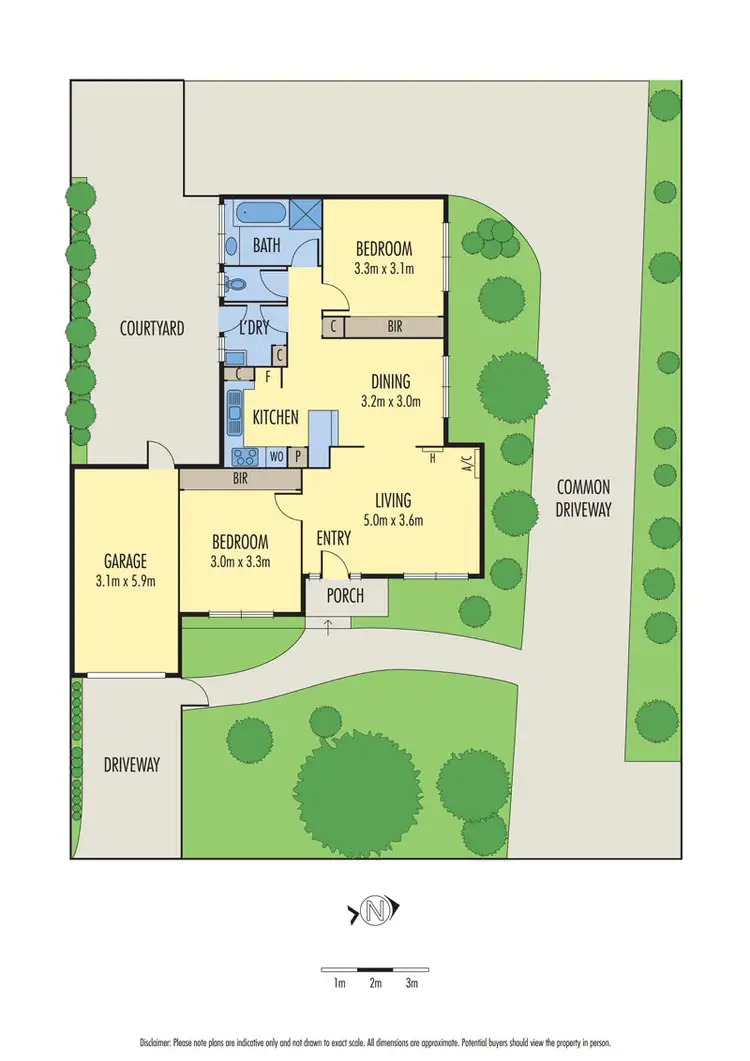 Floorplan of Homely unit listing, 1/5 Coronation Street, Geelong West VIC 3218