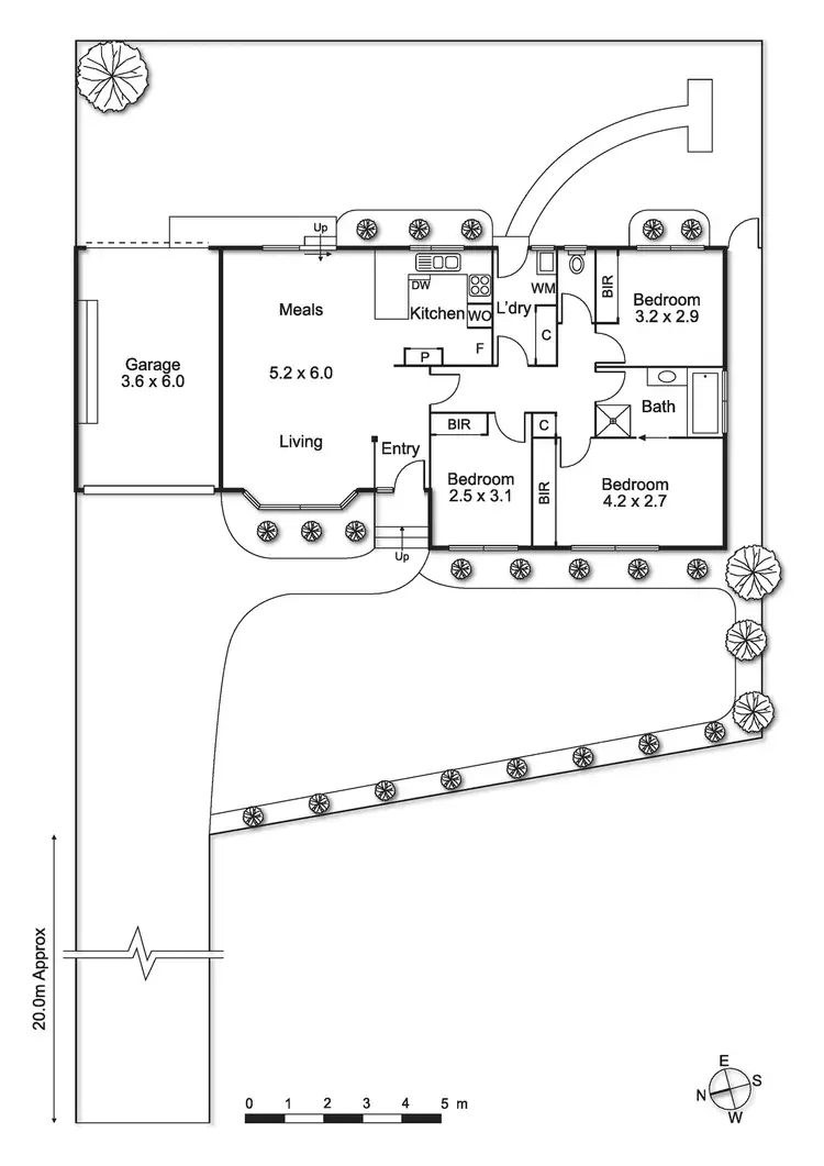 Floorplan of Homely unit listing, 2/12 Hodgson Grove, Bentleigh East VIC 3165