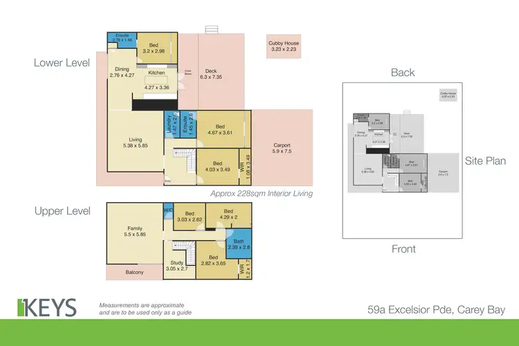 Floorplan of Homely house listing, 59A Excelsior Parade, Carey Bay NSW 2283
