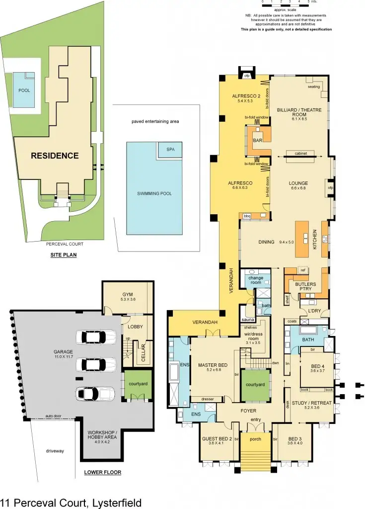 Floorplan of Homely house listing, 11 Perceval Court, Lysterfield VIC 3156