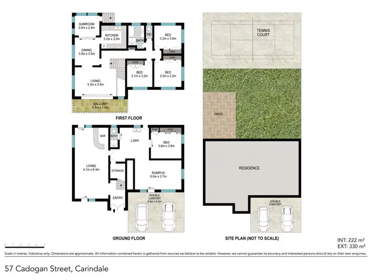 Floorplan of Homely house listing, 57 Cadogan Street, Carindale QLD 4152