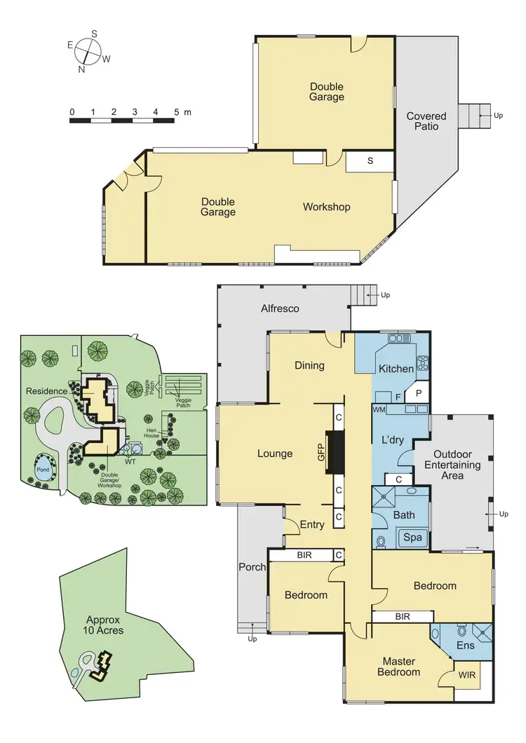 Floorplan of Homely house listing, 405 Long Gully Road, Panton Hill VIC 3759