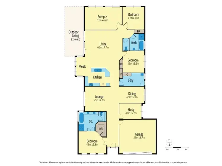 Floorplan of Homely house listing, 3 Daws Court, Taylors Lakes VIC 3038