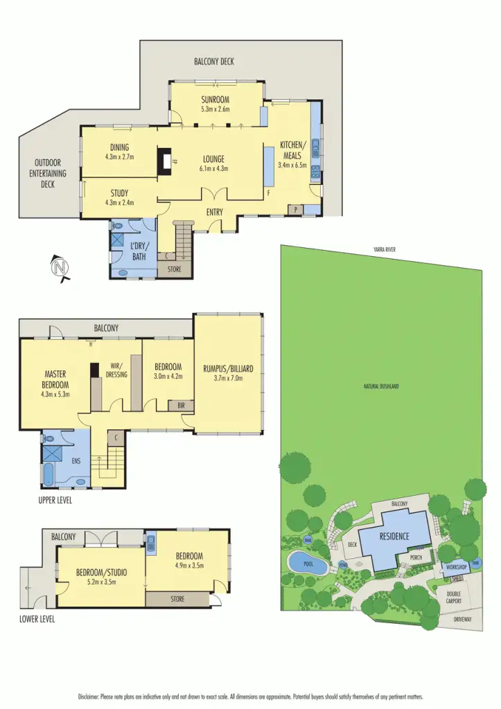 Floorplan of Homely house listing, 22-24 Naughton Avenue, Warrandyte VIC 3113