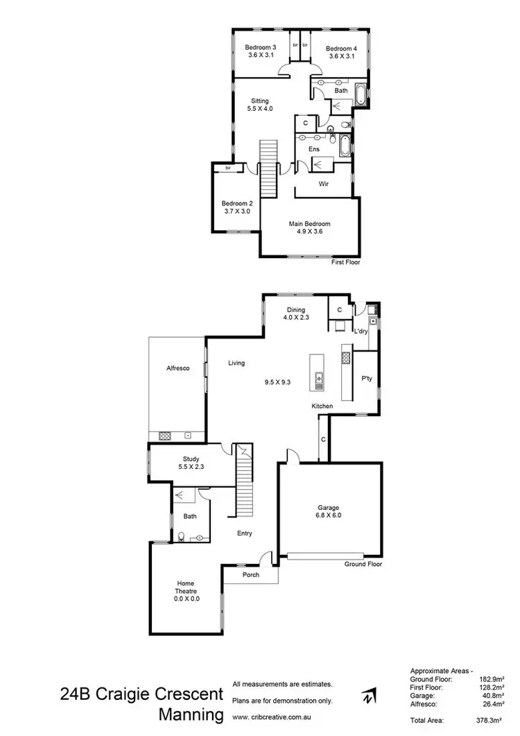 Floorplan of Homely house listing, 24B Craigie Crescent, Manning WA 6152