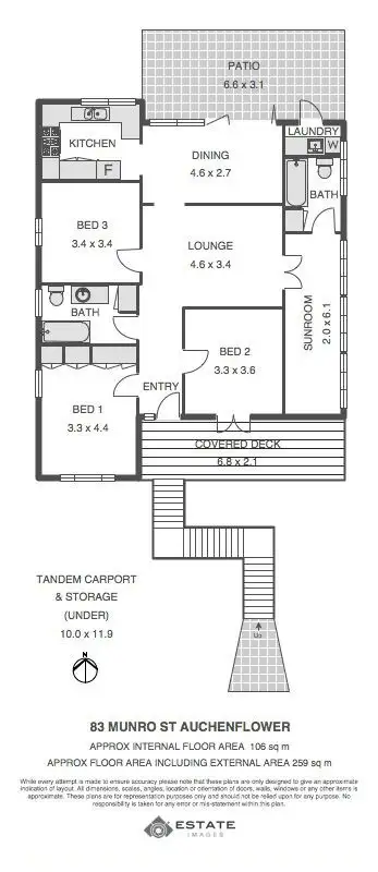 Floorplan of Homely house listing, 83 Munro Street, Auchenflower QLD 4066