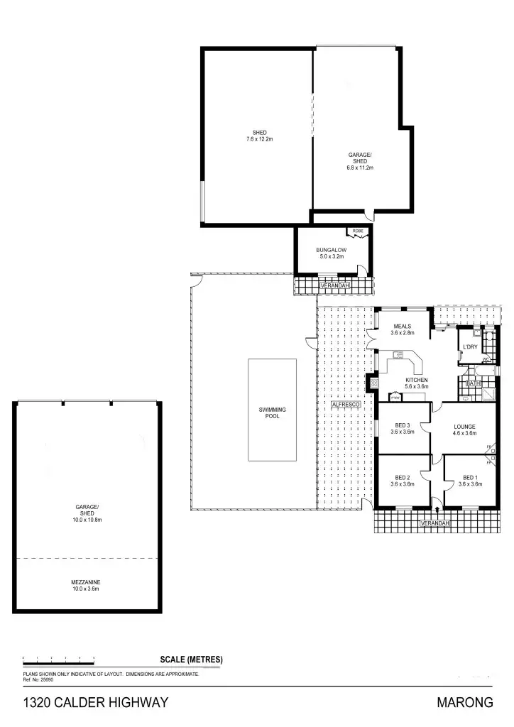 Floorplan of Homely house listing, 1320 Calder Highway, Marong VIC 3515