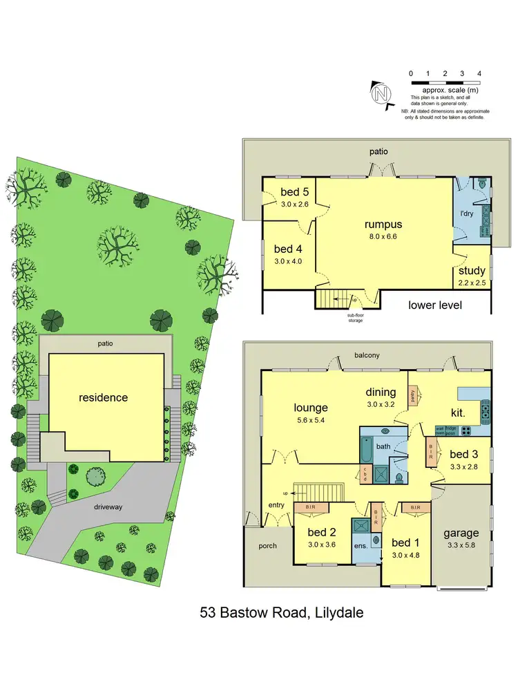 Floorplan of Homely house listing, 53 Bastow Road, Lilydale VIC 3140