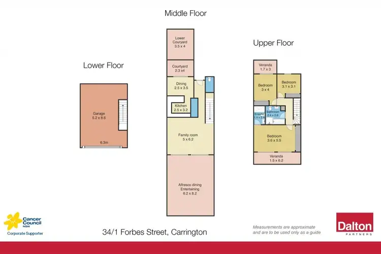 Floorplan of Homely unit listing, 34/1 Forbes Street, Carrington NSW 2294