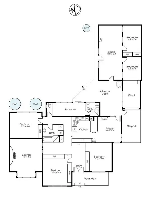 Floorplan of Homely house listing, 406 Dawson Street South, Ballarat VIC 3350