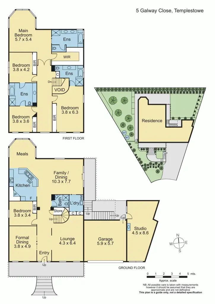 Floorplan of Homely house listing, 5 Galway Close, Templestowe VIC 3106