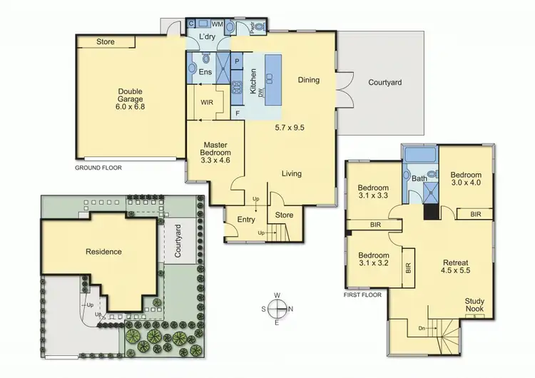 Floorplan of Homely townhouse listing, 2/4 Carool Road, Ashburton VIC 3147