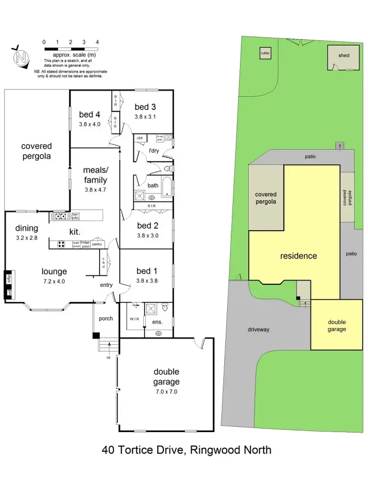 Floorplan of Homely house listing, 40 Tortice Drive, Ringwood North VIC 3134
