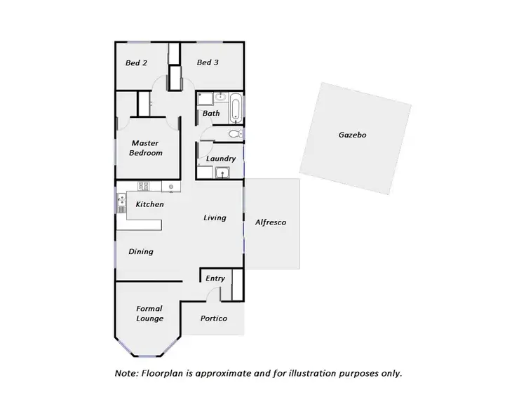 Floorplan of Homely house listing, 7 Brando Court, Mildura VIC 3500