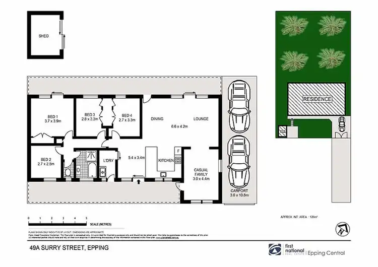 Floorplan of Homely house listing, 49A Surrey Street, Epping NSW 2121