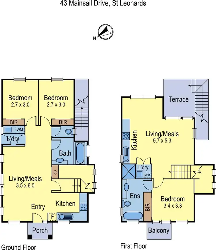 Floorplan of Homely house listing, 43 Mainsail Drive, St Leonards VIC 3223