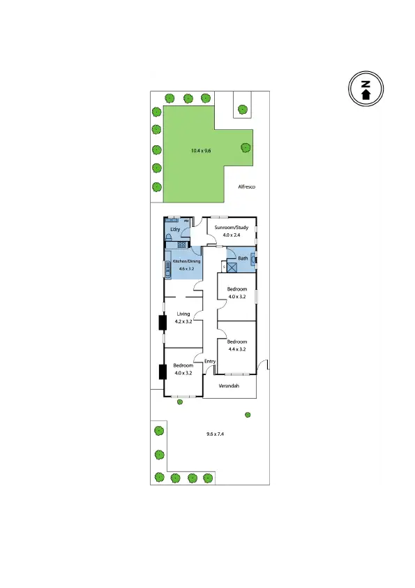 Floorplan of Homely house listing, 704 Barkly Street, West Footscray VIC 3012