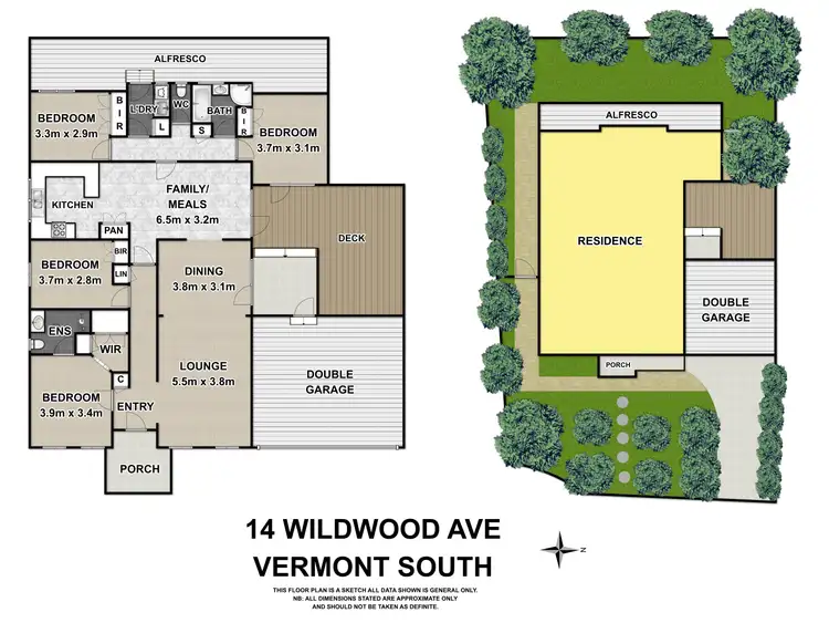 Floorplan of Homely house listing, 14 Wildwood Avenue, Vermont South VIC 3133