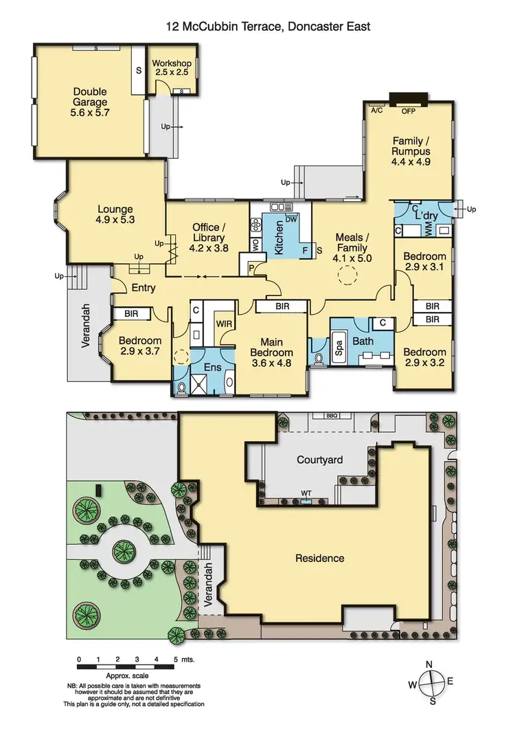 Floorplan of Homely house listing, 12 McCubbin Terrace, Doncaster East VIC 3109