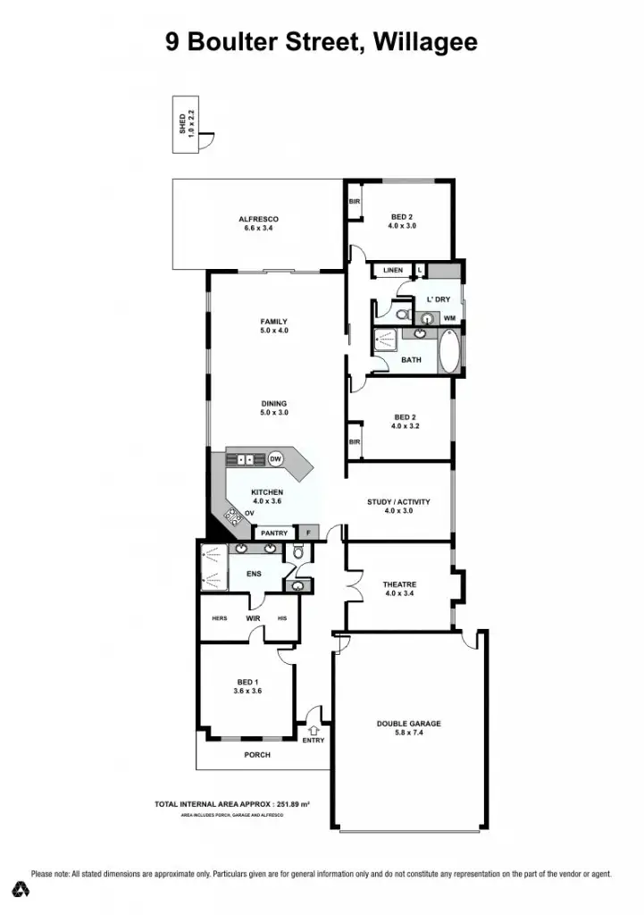 Floorplan of Homely house listing, 9 Boulter St, Willagee WA 6156