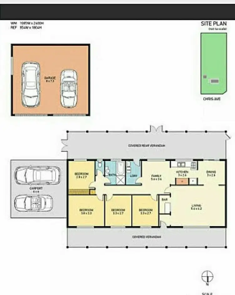 Floorplan of Homely rural property listing, 56 Chris Avenue, Salt Ash NSW 2318