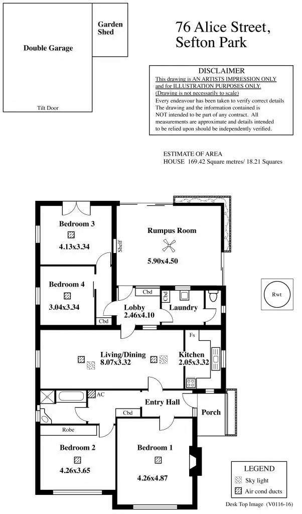Floorplan of Homely house listing, 76 Alice Street, Sefton Park SA 5083