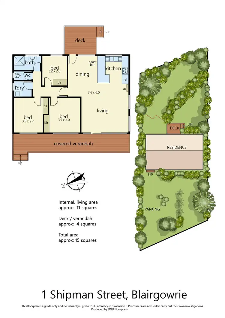 Floorplan of Homely house listing, 1 Shipman Street, Blairgowrie VIC 3942