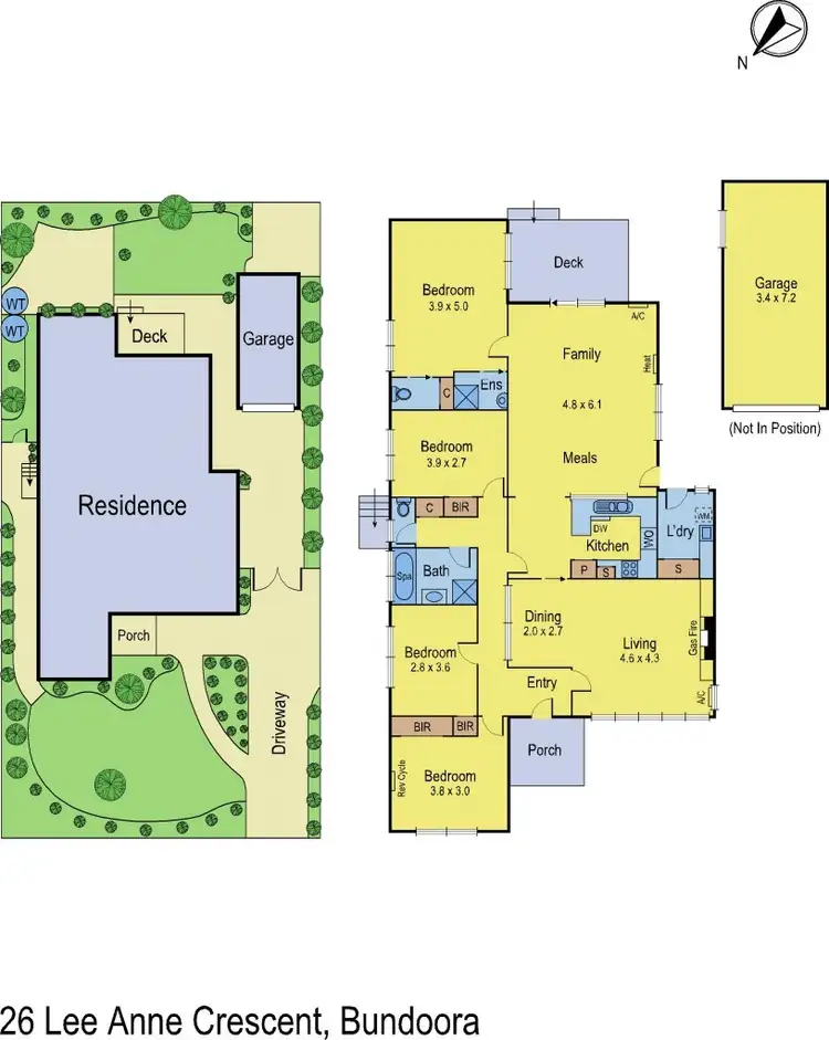 Floorplan of Homely house listing, 26 Lee Anne Crescent, Bundoora VIC 3083