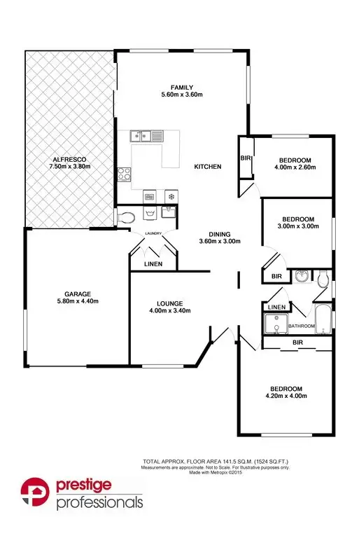 Floorplan of Homely house listing, 6 Bodalla Court, Wattle Grove NSW 2173