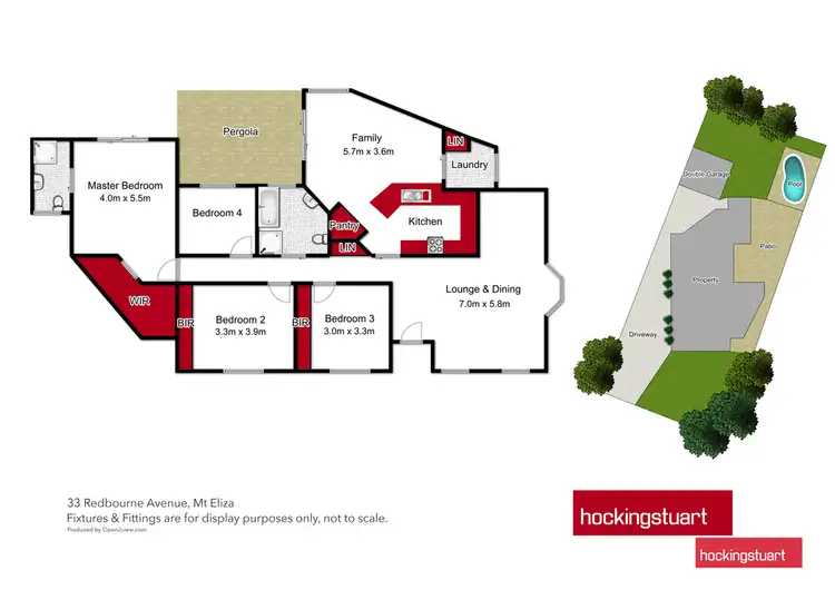 Floorplan of Homely house listing, 33 Redbourne ave, Mount Eliza VIC 3930