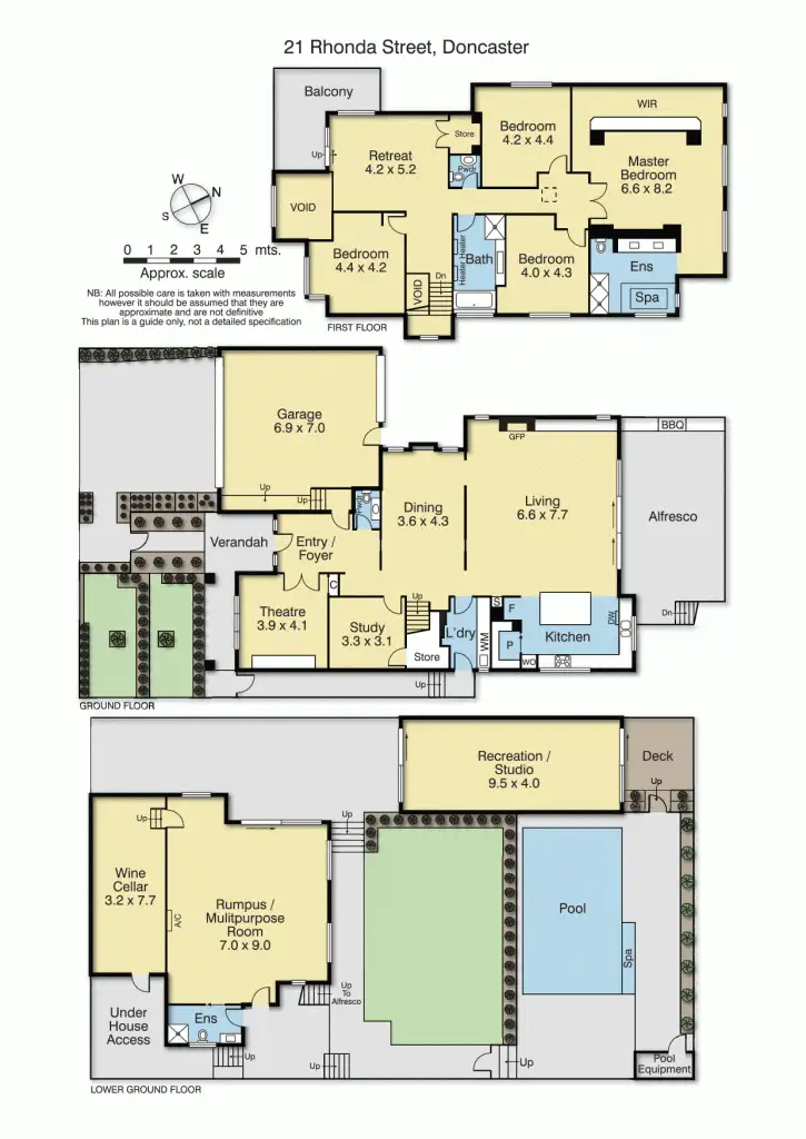Floorplan of Homely house listing, 21 Rhonda Street, Doncaster VIC 3108