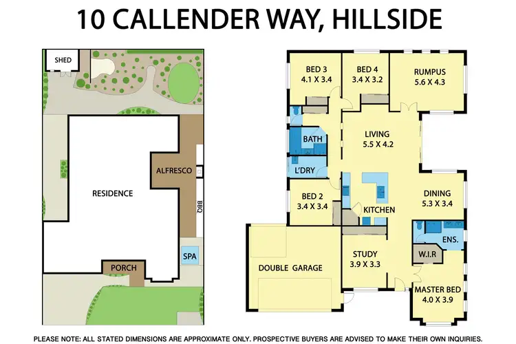 Floorplan of Homely house listing, 10 Callender Way, Hillside VIC 3037