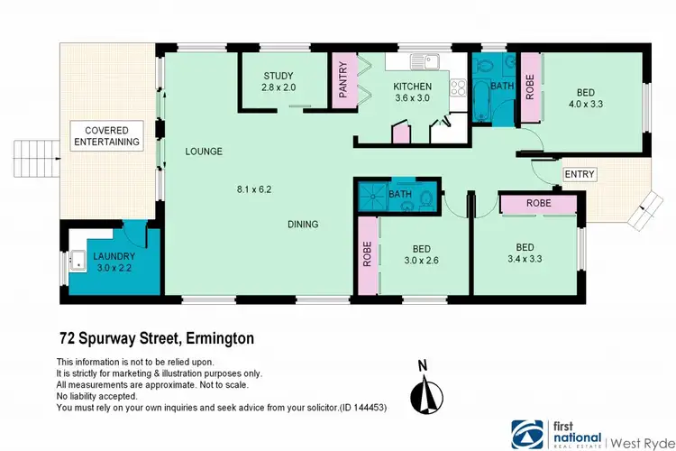 Floorplan of Homely house listing, 72 Spurway Street, Ermington NSW 2115