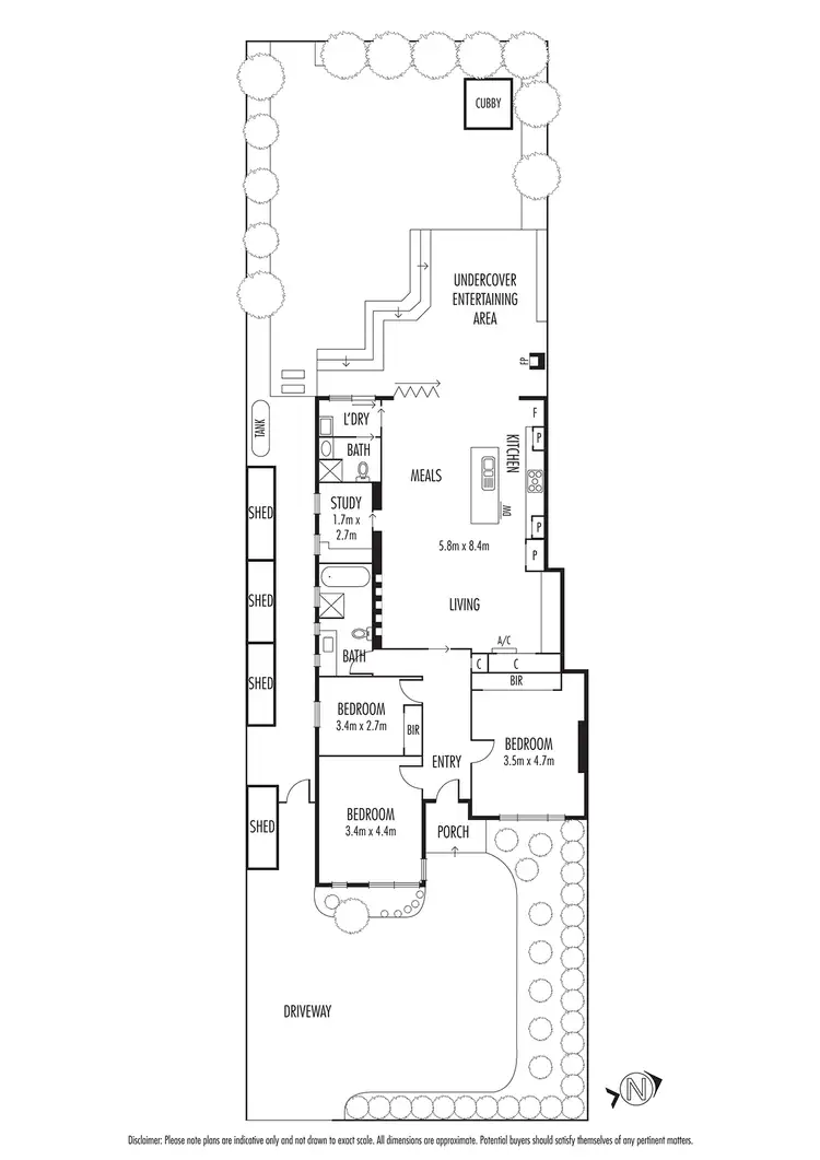 Floorplan of Homely semi-detached listing, 319a Bambra Road, Caulfield South VIC 3162