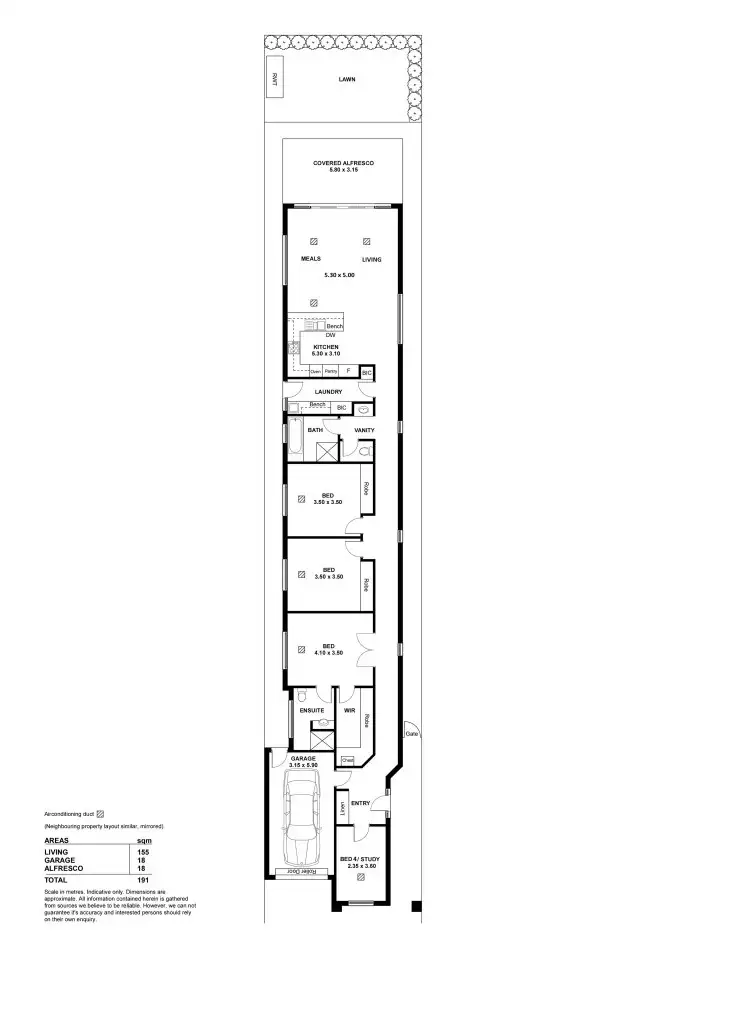 Floorplan of Homely house listing, 22 Meadow Avenue, Campbelltown SA 5074