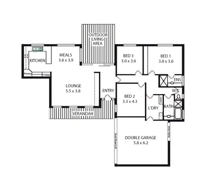 Floorplan of Homely house listing, Home 3/23 Adelaide Street, Magill SA 5072
