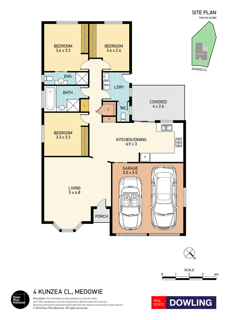Floorplan of Homely house listing, 4 Kunzea Close, Medowie NSW 2318