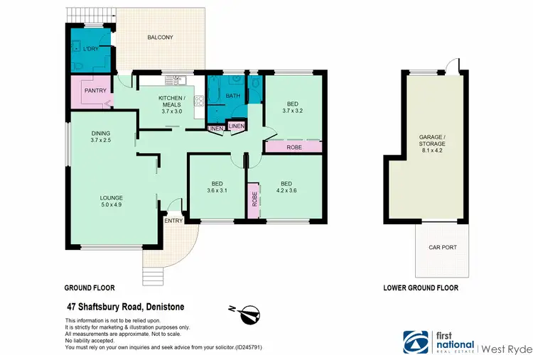 Floorplan of Homely house listing, 47 Shaftsbury Road, Denistone NSW 2114