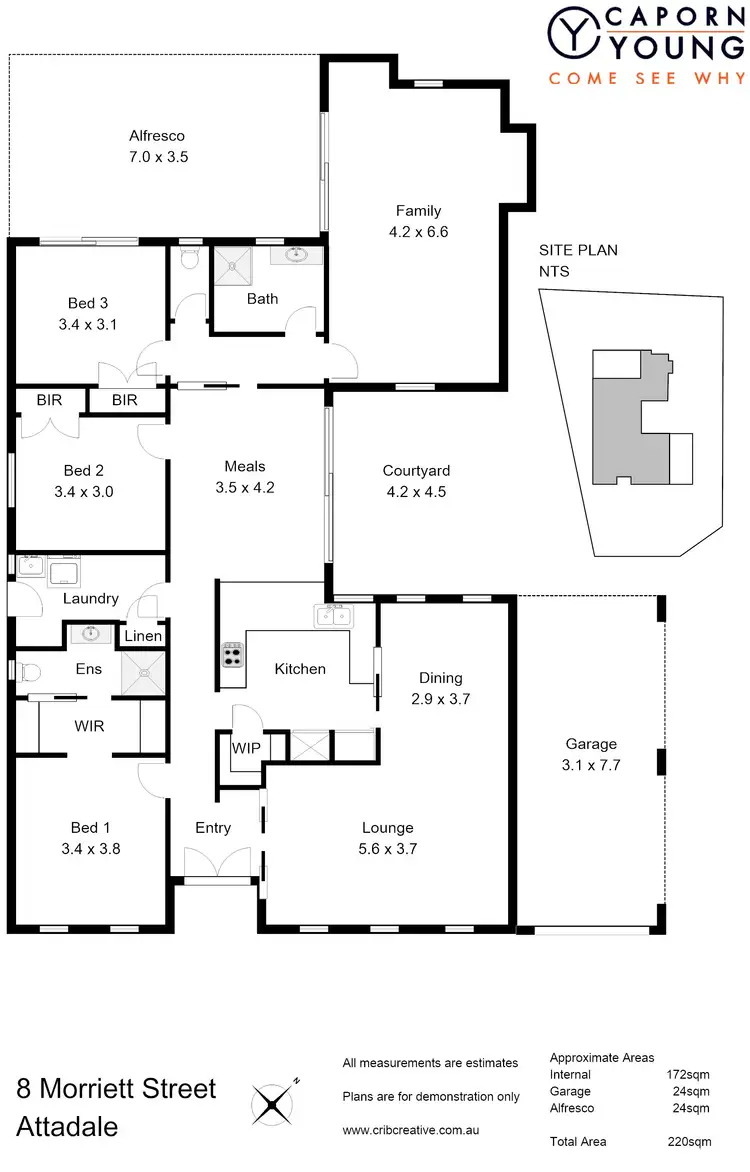 Floorplan of Homely house listing, 8 Morriett Street, Attadale WA 6156