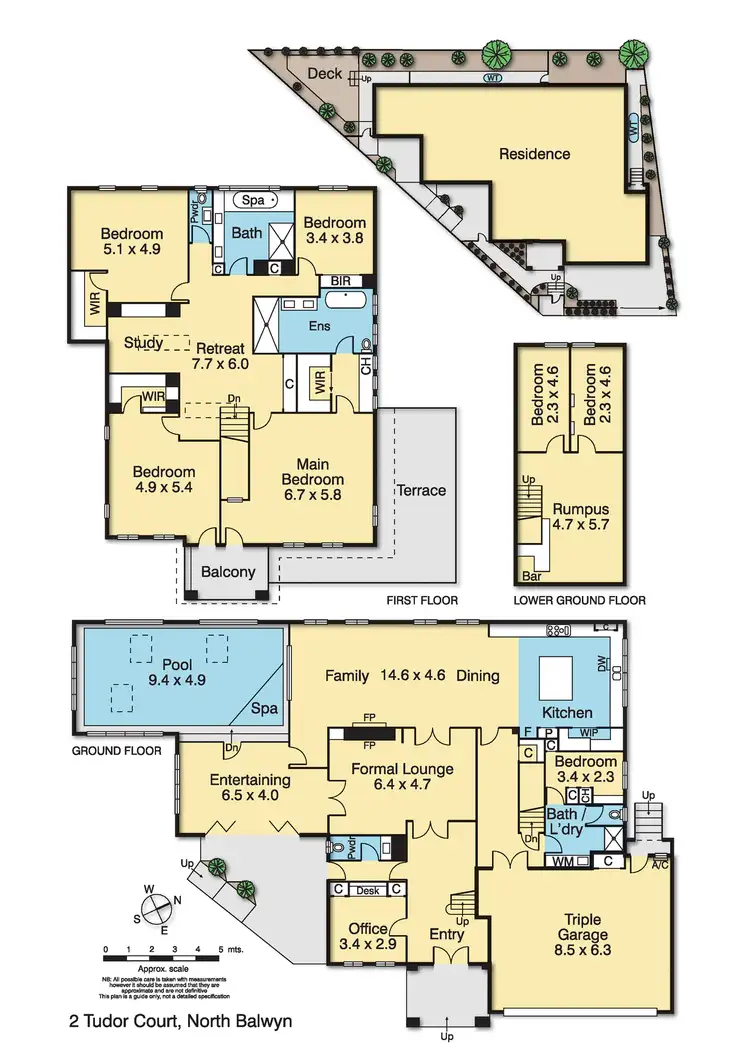 Floorplan of Homely house listing, 2 Tudor Court, Balwyn North VIC 3104