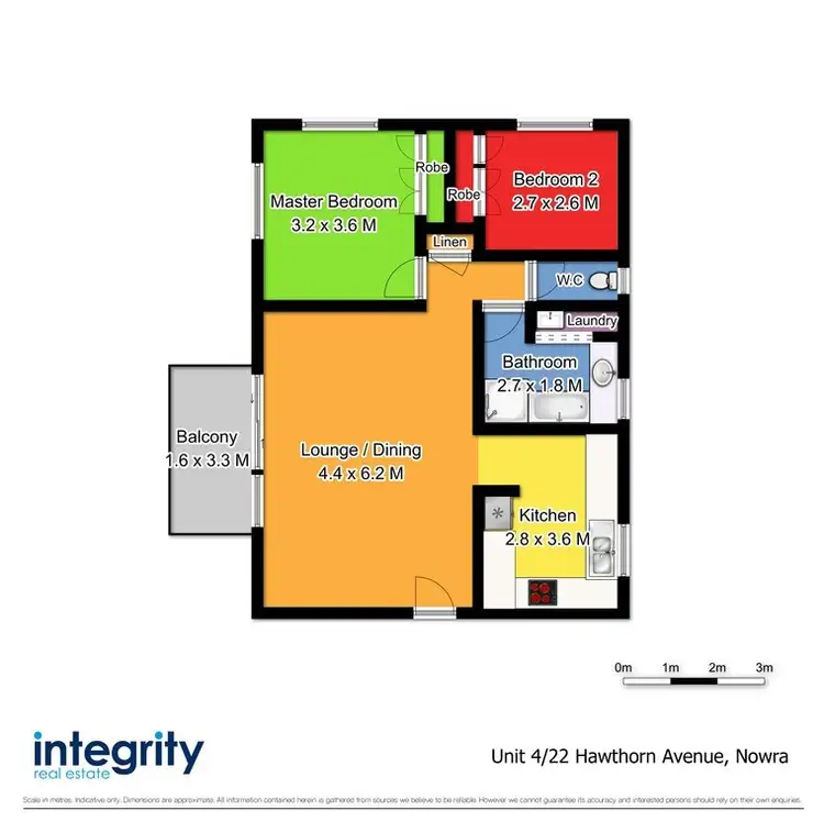 Floorplan of Homely unit listing, 4/22 Hawthorne Avenue, Nowra NSW 2541