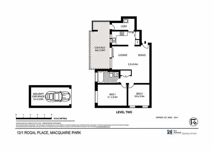 Floorplan of Homely unit listing, 12/1 Rogal Place, Macquarie Park NSW 2113