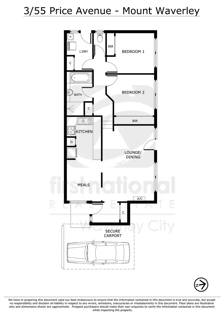 Floorplan of Homely unit listing, 3/55 Price Avenue, Mount Waverley VIC 3149