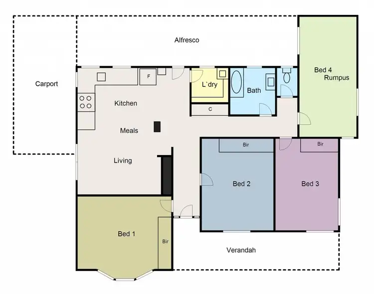 Floorplan of Homely house listing, 9 El Ramleh Avenue, Wendouree VIC 3355