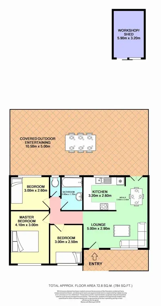 Floorplan of Homely house listing, 12 Boronia Crescent, Winmalee NSW 2777