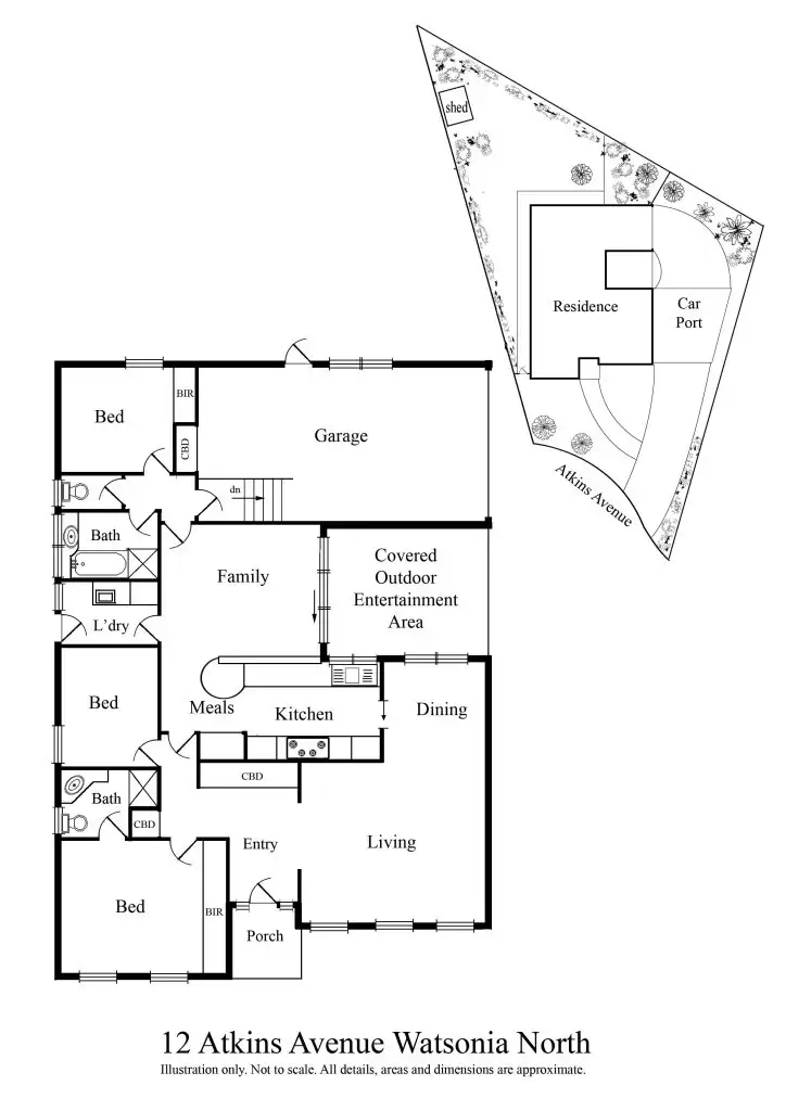 Floorplan of Homely house listing, 12 Atkins Avenue, Watsonia North VIC 3087