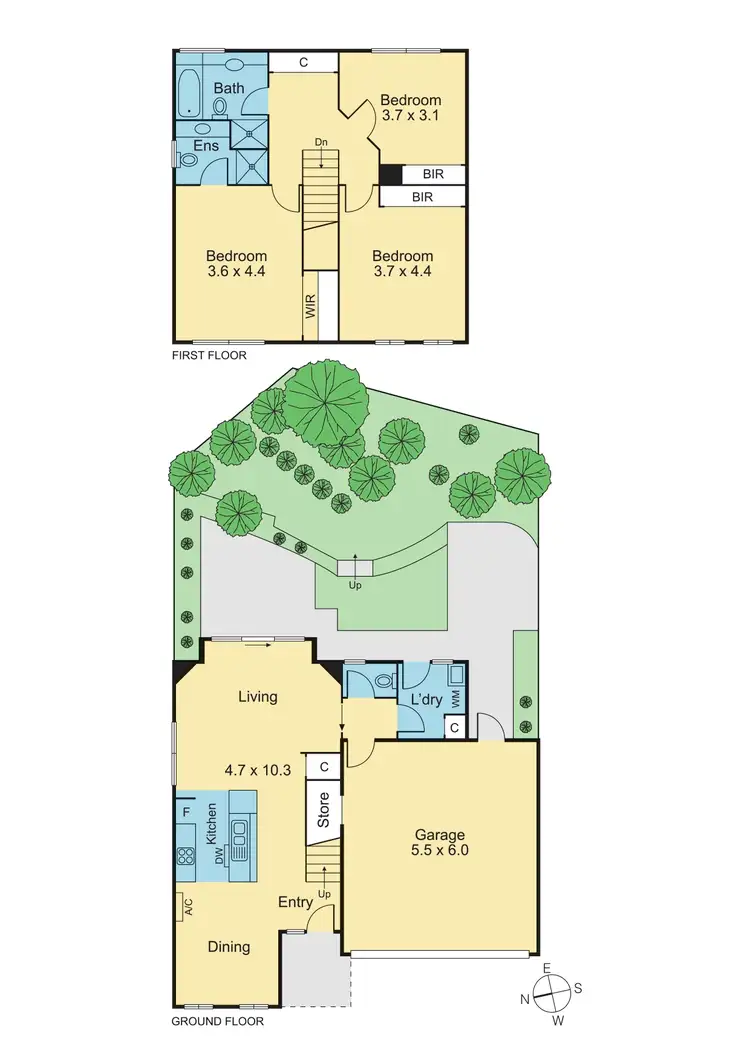 Floorplan of Homely townhouse listing, 11/210 Springvale Road, Nunawading VIC 3131