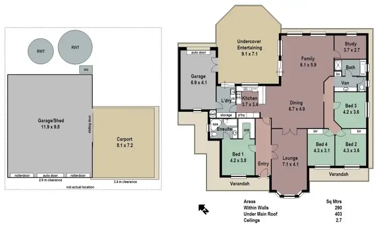 Floorplan of Homely house listing, 7 Hillside Court, Mount Barker SA 5251